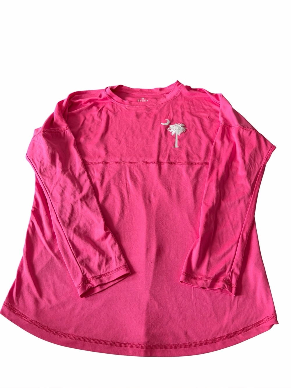 Spirit Jersey South Carolina Pink Long Sleeve Tee